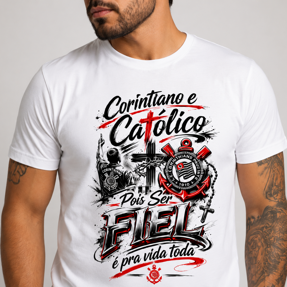 Camiseta Corintiano Católico
