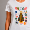 Baby Look - Nossa Senhora Aparecida Floral