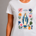 Baby Look - Nossa Senhora das Graças Floral