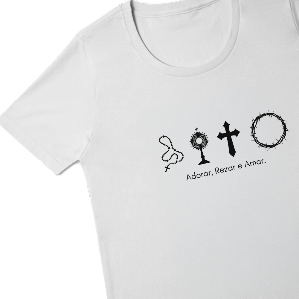 Baby Look Adorar, Rezar e Amar
