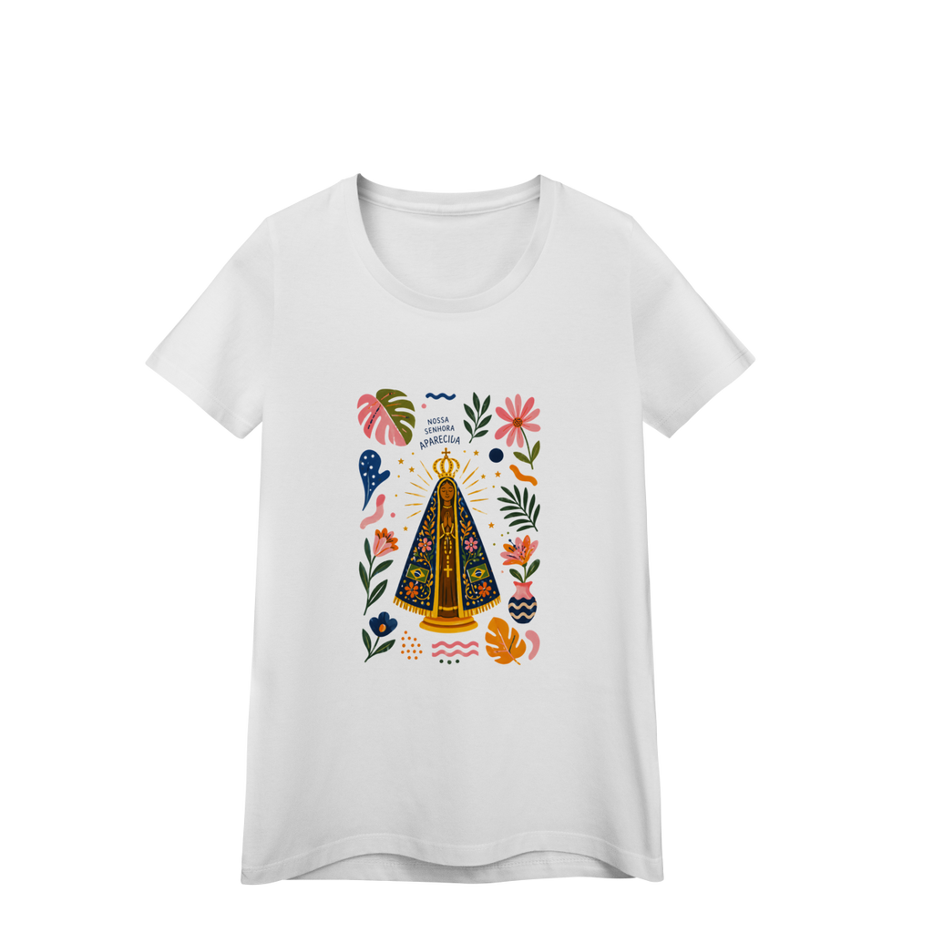 Baby Look - Nossa Senhora Aparecida Floral