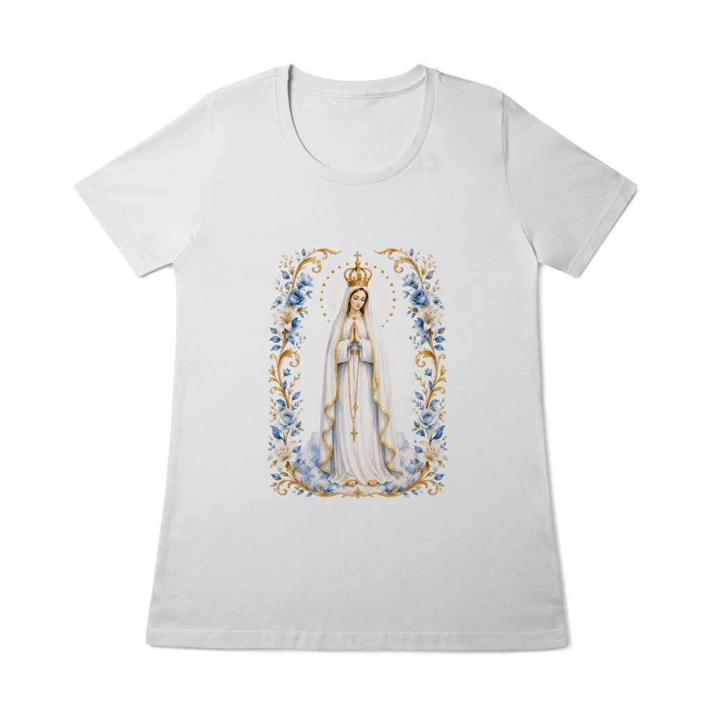 Nossa Senhora de Fátima - Manto & Flores