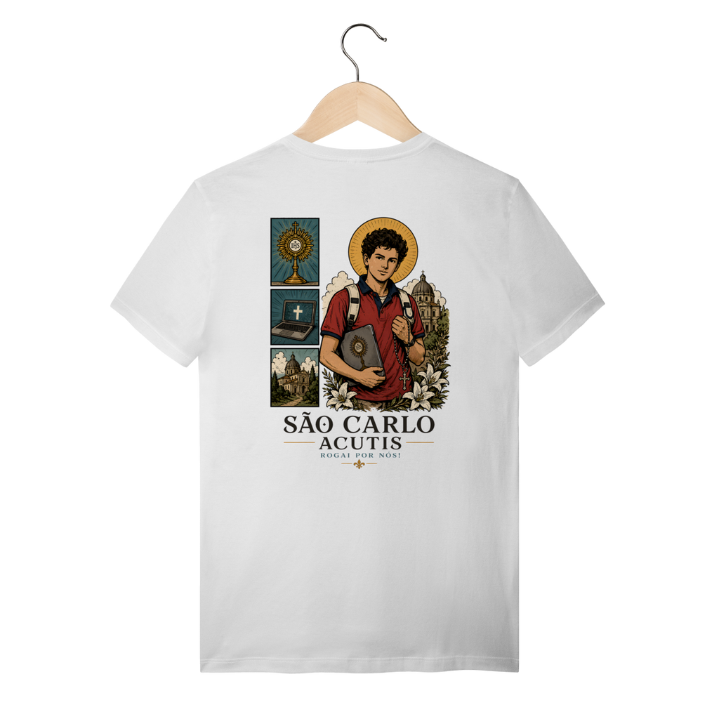 Camiseta São Carlo Acutis