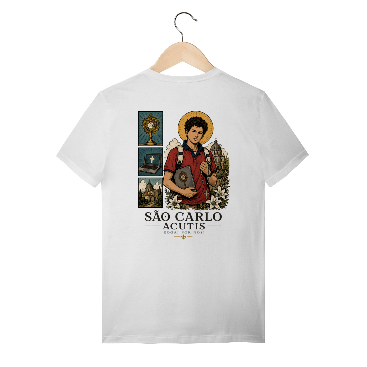 Camiseta São Carlo Acutis