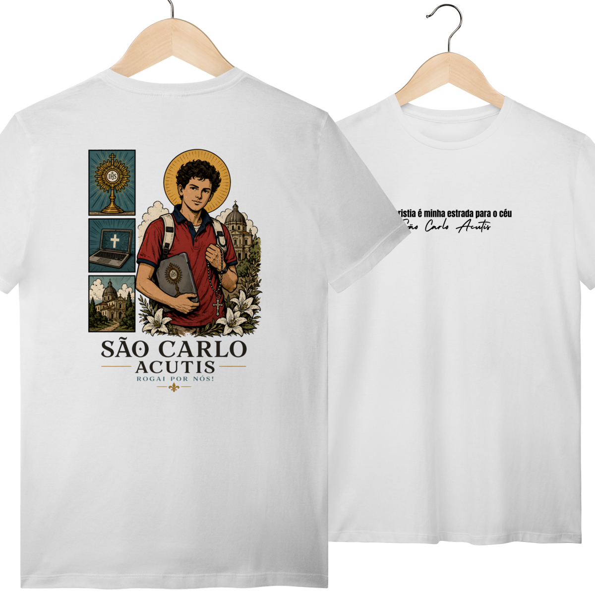 Camiseta São Carlo Acutis