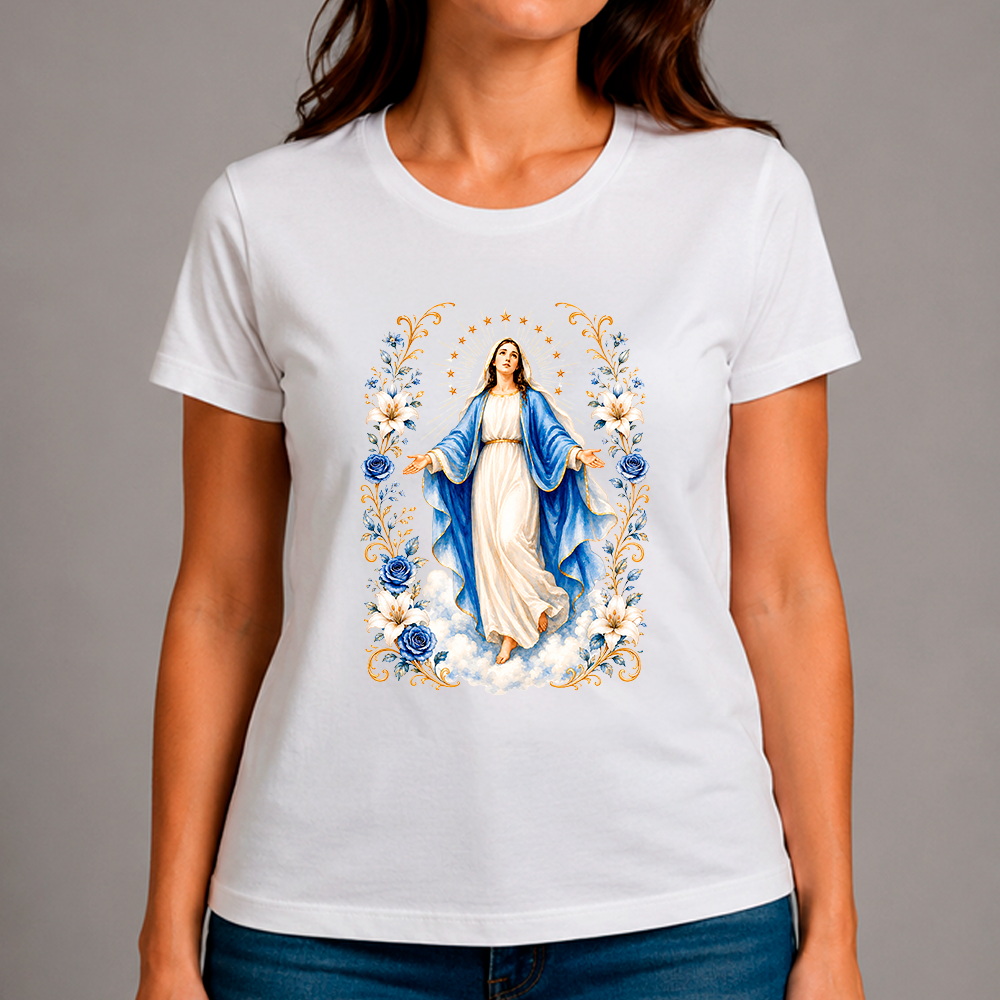 Nossa Senhora da Assunção - Manto & Flores