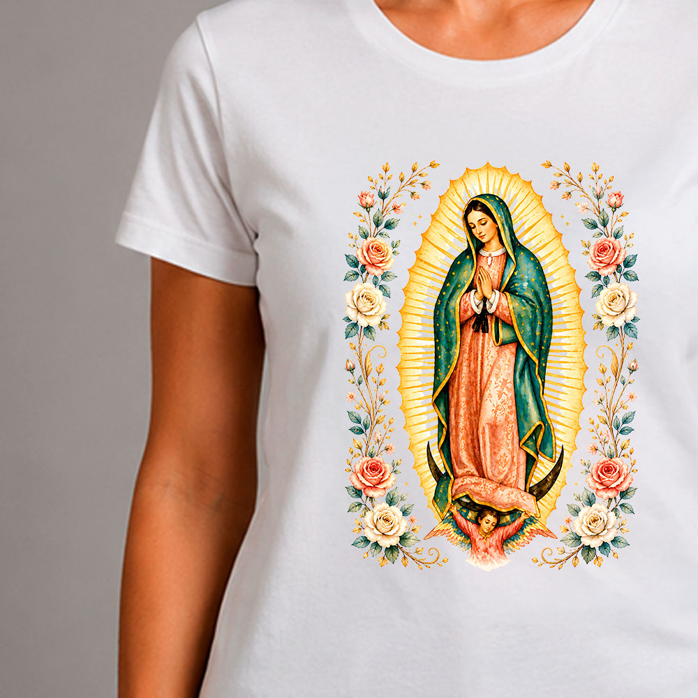 Nossa Senhora de Guadalupe - Manto & Flores
